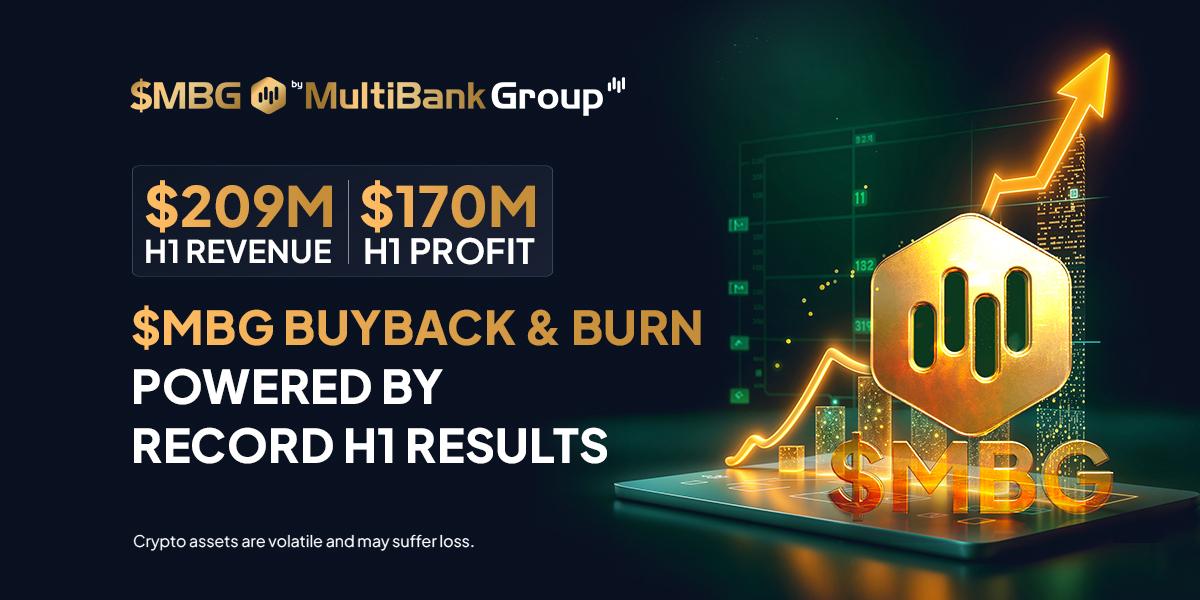 MultiBank Group 上半年营收突破 2.09 亿美元,MBG 回购及销毁计划公布