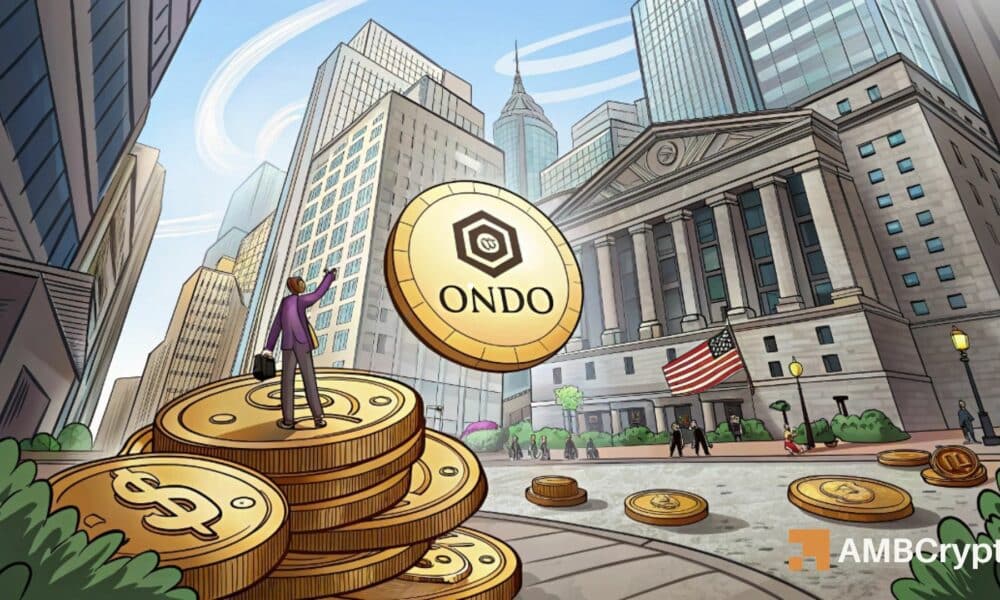 随着代币化热潮,价格低于 1 美元的 ONDO 引发鲸鱼疯狂抢购,涨幅高达 7000%
